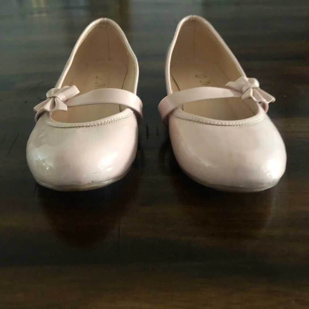 Shoes Flat Pink Bow